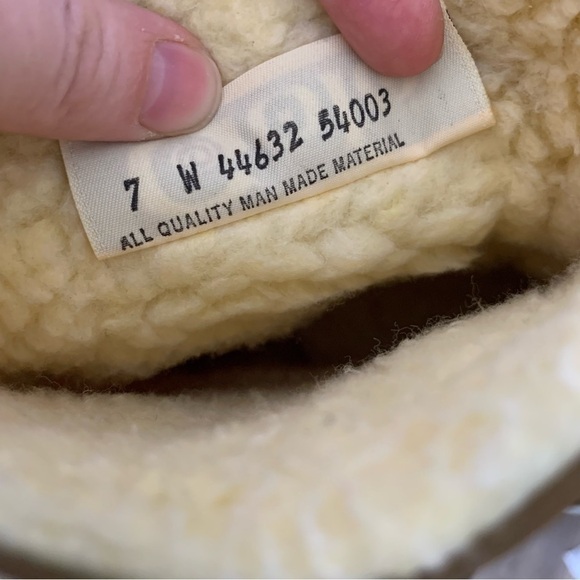 Vintage boot GOLO brand high heel boots, Nylon Tan Size 7 Vibram Sole Waterproof - Picture 13 of 15